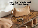 Artiss Shoe Rack 4 tier Storage Organiser Walnut DIY-SHOE-4T-BK