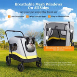 Dog Stroller w/ Rain Cover Foldable Pet Cart V178-66762