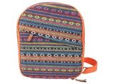 Portable Orange Camping Kitchenware Storage Bag with Ethnic Design V1366-AZ2-W-19353