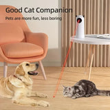 Smart Laser Pet Toy with Automatic Moving Light, Interactive Infrared Cat Teaser for Indoor Play, V1341-ZY-UVZ4M8YR-RED