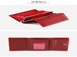 Genuine Leather Women'S Wallet Multifunctional Wallet Large Capacity Wallet - Coffee color - Size m V1347-939-33641-COF-M