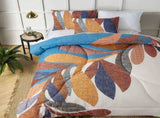 Accessorize Sorrel White Foliage 3 Piece Comforter Set Double V442-HIN-COMFORTER-SORREL-WHITE-DS