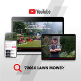 Baumr-AG Lawn Mower 139CC 17 Petrol Push Lawnmower 4-Stroke Engine Catch V219-MOWPSHBMRA17S