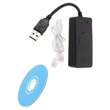 Compact Black USB Modem Adapter with Dual USB Ports for Home Faxing and Fast Internet Connectivity V1366-AZ2-W-17448