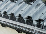 25 Pack Gutter Hangers, 5 Inch Gutter Guard with Speed Screw and Clip, Hidden Rain Gutter Bracket V1259-DP01-A-2958