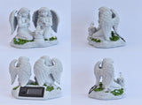 Solar Resin Praying Angel Garden Light - Outdoor Waterproof Angel Statue with Warm Solar Lantern, V888-ELOSUNG55520
