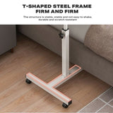 Movable lifting computer table bedside portable table V488-TBFRL-BK