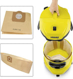 10-pack vacuum cleaner bags for Karcher 6.959-130.0 filter bags A 2201/2204/2504 V1237-ZY-203-0327