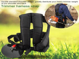 Universal Trimmer Double Shoulder Strap Mower Polyester M Shaped Belt for Brush Cutter Garden V1294-YM0901-JY09307