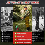 Green Whipper Snipper Mower Cordless Grass Trimmer Lawn Cutter Battery Brushcutter V201-CUT0005GR8AU