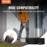 VEVOR Washer Hose, 25 FT, 1/4" Kink Free M22-14mm Brass Thread Replacement For Most Brand V952-GYQXRG25YC11IZ58EV0