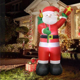 Santaco Inflatable 2.4M Santa Claus LED Christmas Decor INFL1053