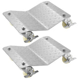 2 Pcs Tire Wheel Dollies 12"X16" Platform Size Wheel Car Dolly 3" Caster Wheel Dolly for Vehicle Car V952-TAD3503LTYWQ00001V0