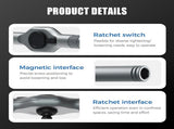 42-in-1 Magnetic Screwdriver Set with Detachable Ratchet Handle,Steel Bits for Various Screw V1189-LWWAL-20260401-06373