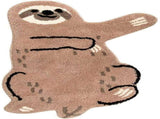 Cute Soft Small Sloth Shaped Mat for Bathroom,Showroom Bathmat,Non-Slip Baths,Play Carpet Area V1188-CYX-LHJ-1469