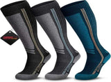 OutdoorMaster Thermolite Merino Wool Ski Socks, Compression Thermal Snowboarding Socks for Men & V1168-B0FRMJWQWJ