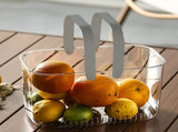 Clear Hand Basket Comfortable Handle Ventilation Holes Easy Access Versatile Fruit Storage Basket V1294-YM0703-3117230074512