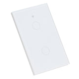 For Zigbee Tuya Remote Light Switch Voice Control 2Gang US Wall Touch Switch AC 100240V V1294-YM0901-3113210138711
