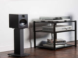 Kanto SX22 22" Tall Fillable Speaker Stands with Isolation Feet - Pair, Black V398-KO-SX22