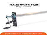 Hand Crank Tarp Roller Kit, 1.6-2.6 m Wide, Aluminum Alloy, Manual Cab Level Dump Truck Tarp Roller V952-KCGTTJHJ6010496T3V0