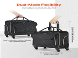 Rolling Laptop Bag, Fits Up to 17.3 Inch Laptop, Wheeled Briefcase, Roller Computer Tote Bag with 4 V952-LGSTDNB173INYPT18V0