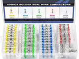 400-Piece Solder Seal Wire Connectors with Heat Shrink Butt Connectors V1107-145-50800