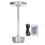 LED Table Lamp Rechargeable 16 Color Portable Modern Metal RGB Desk Light with Remote Control for V1294-YM0706-3119230137012