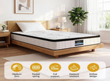 Giselle Bedding King Single Mattress 30cm Pocket Spring Euro Top Medium Firm Foam MATTRESS-E-VERVE-30-KS