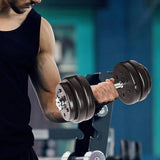 30KG Adjustable Dumbbell Set Home Gym Weights for Strength & Fitness Training V63-771465