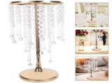 Romantic Multi Color Wedding Vase Centerpiece with Crystal Accents V1369-AZ3-W-20544
