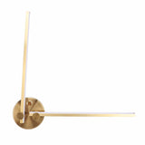 Modern LED Wall Sconce with 2 Arm 300 Degree Rotation Wall Light Fixture Rotatable Hardwired Lamp V1294-YM0901-3119240120011