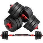 VERPEAK Adjustable Rubber Dumbbell 10kg V227-9300302002010