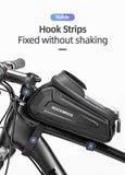 ROCKBROS Hard Shell Bike Top Tube Bag - Waterproof Cycling Frame Pouch with TPU Touchscreen Phone V888-ELOSUNG41862