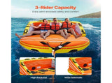 Towable for Boating, 1-3 Riders Inflatable Boats and Towables, 510lbs Water Sport Towable V952-CQTL2SFDX3R0W43OPV0