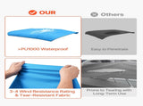 4 Bow Boat Bimini Tops, 600D Polyester Canopy, Waterproof & Sun Protection Boat Awning Canopy with V952-4GCYZYP96919JYJ53V0