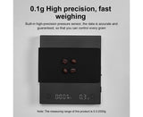 Mini Coffee Scale with Timer, 2kg/0.1g Accurate 3 Modes Type-C Rechargeable Portable Digital Scale V1263-JX-2480