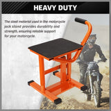 HORUSDY 220Lbs Motorbike Jack Lift Crank Lift Manual Repair Clean Hoist Table V465-86333