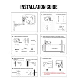 SOGA 160mm Wall-Mounted Clothes Line Dry Rack Retractable Space-Saving Foldable Hanger Black BSLY06