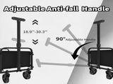 Foldable Shopping Cart, made of 600D waterproof Oxford fabric, equipped with all-terrain silent V1106-ZDGWL001