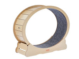 Wooden Cat Exercise Wheel, 43.3" Large Cat Treadmill Wheel for Indoor Cats, Cat Running Wheel with V952-MZMPBJYMSMDBOHXZ2V0