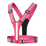 Reflective Vest Running Gear, 3s Colors High Visibility Reflective Running Gear Rechargeable V1192-AZ-W-16252
