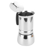 Stainless Steel Moka Pot Portable Coffee Maker Brewing Coffee Machine for Home Office6 Cups 300ml V1294-YM0721-3118210098912