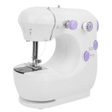 Household Mini Multifunction 2 Speed 2 Thread Electric Sewing Machine Equipment 100240VWhite and V1294-YM0901-3117200109214