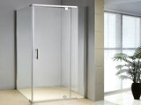 Shower Screen 900x900x1900mm Framed Safety Glass Pivot Door By Della Francesca V63-829031