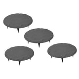 Outdoor Step Stones Decorative Polypropylene Resin Stepping Stones with Ground Stakes for Lawn V1294-YM0901-3111240179112