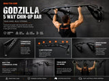 Wall Mounted Godzilla Chin-Up Bar V1409-SKU-10012