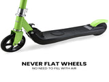 ROVO KIDS Electric Scooter Lithium Ride-On Foldable E-Scooter 125W Rechargeable, Green V219-TRNESCRVM2KA