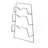 Wall Mounted Pot Lid 3 Layers Multifunction Stainless Steel Lid Holder Chopping Board Storage V1294-YM0521-3118230031611
