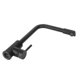 G1/2 Thread Wash Basin Sink Water Faucet Hot and Cold Water Tap for Bathrooom Kitchen Black V1294-YM0901-3112210014911