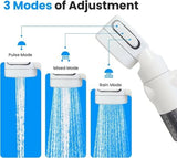 Portable Camping Shower with USB Rechargeable Electric Pump, Digital Display, Multiple Spray Modes, V1189-LC-LY-00070